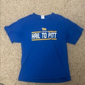 Port and Company Blue Hail to Pitt Tee